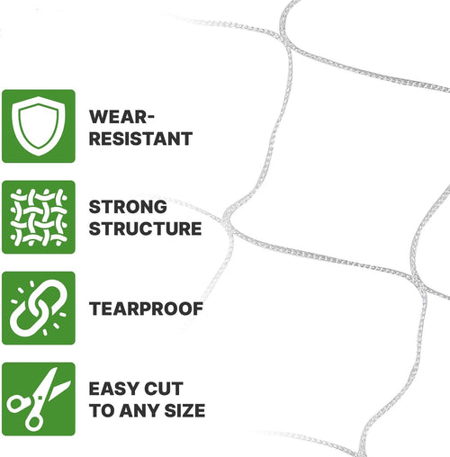 TS Agro - Heavy Duty Garden Plant Support Netting, 5x350ft